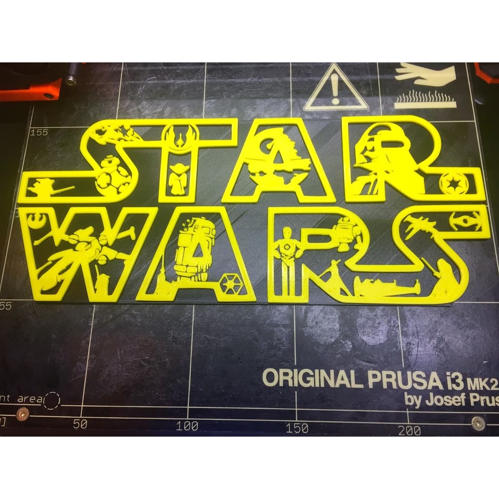 Star Wars Logo Placa Decorativa