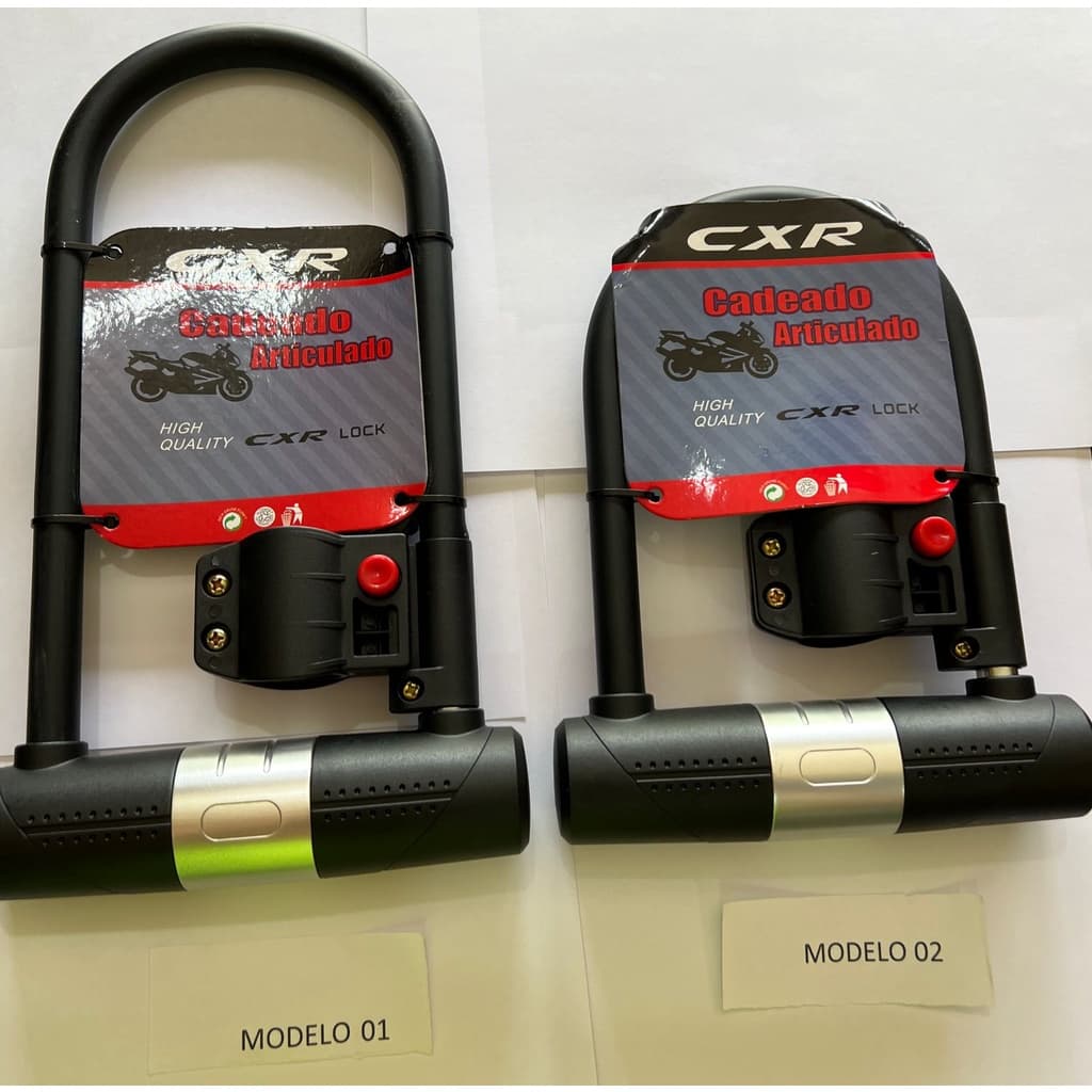 Tranca Trava tipo Em U - Melhor Lock Motos Bicicletas Anti-furto (dois modelos)