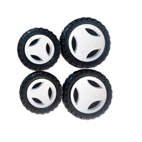 Kit Conjunto Rodas Travas Cortador Grama Tramontina Ce32/35