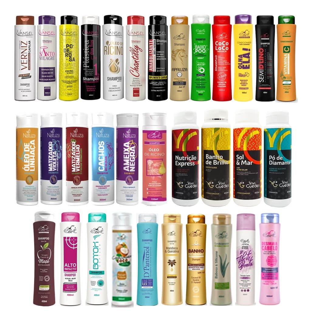 kit 9 Unidades SHAMPOO tratamento capilar Oferta!