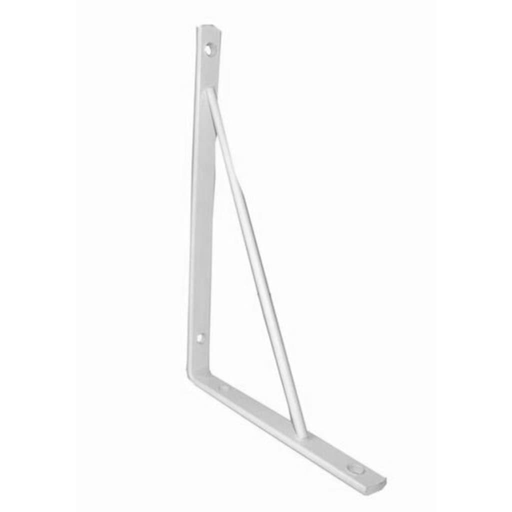 Cantoneira  Mão Francesa 30cm Para Prateleira Branco Overtime