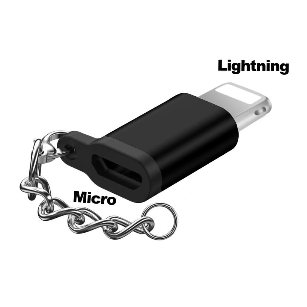 Adaptador Micro Usb V8 / Lightning Compatível Com iPhone 5 Ao 14