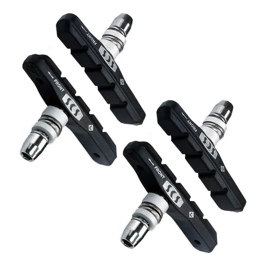 2 Pares de Sapata Borracha Borrachinha de Freio SCS V-Brake Orbital 68mm