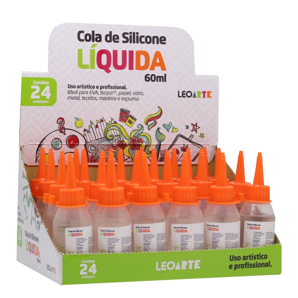 Cola de silicone liquida 60ml/100ml/250ml Leoarte