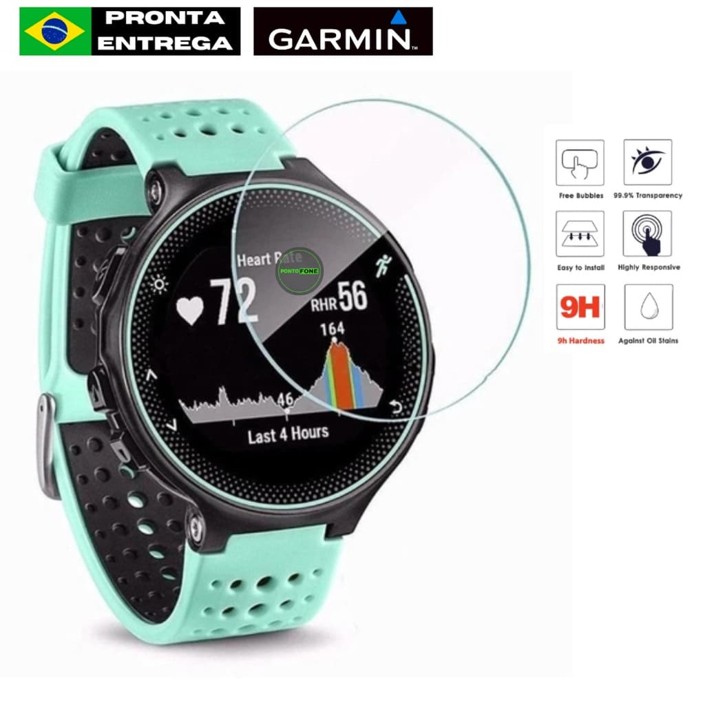 Película para Garmin Forerunner 235 230 620 e 630 - Película vidro temperado Película de Proteção