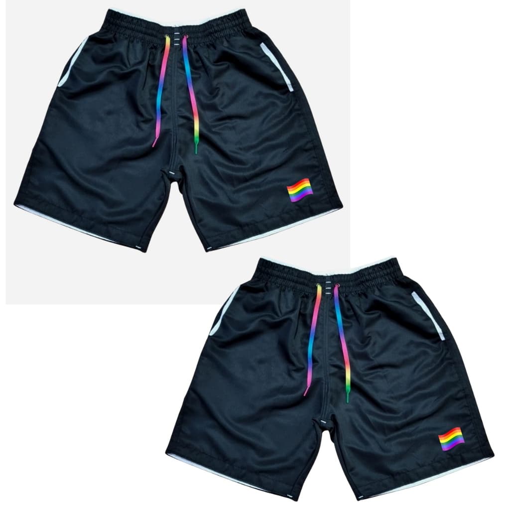 Kit Shorts Lgbt Shorts Masculinos Casal Short Mauricinho Praia Piscina