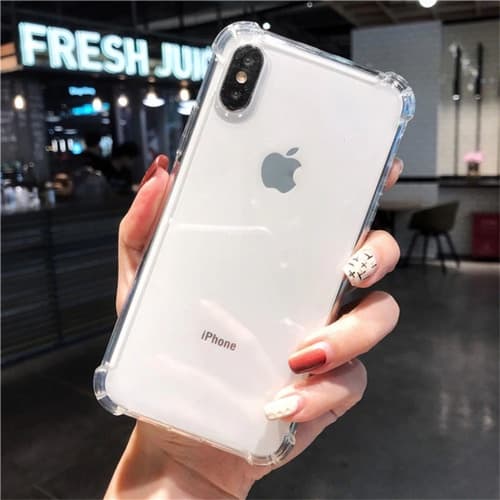 Capa Capinha Case IPhone Silicone Transparente Antichoque iPhone 13 IPhone 14 XR 11 16 Pro Max