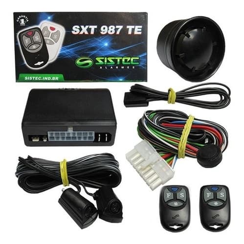 Alarme Automotivo Sistec SXT 987 TE 2 Controles O Mais Vendido