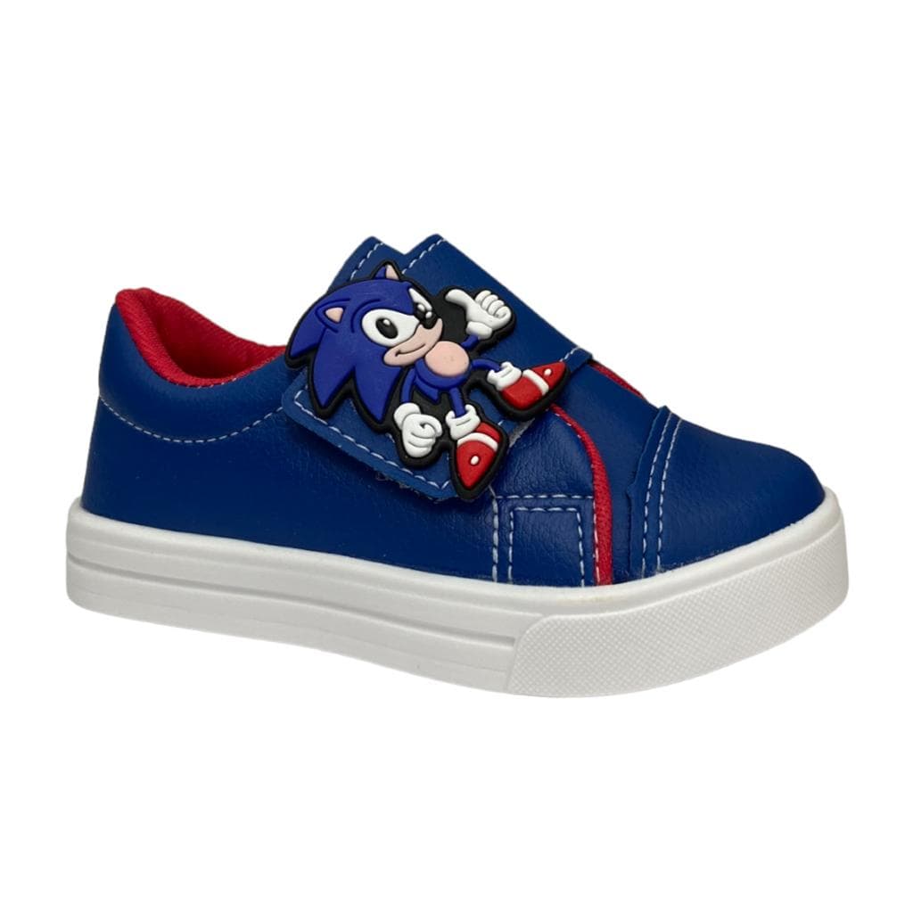 Tenis  Infantil Menino Azul Personagem 20 Ao 34
