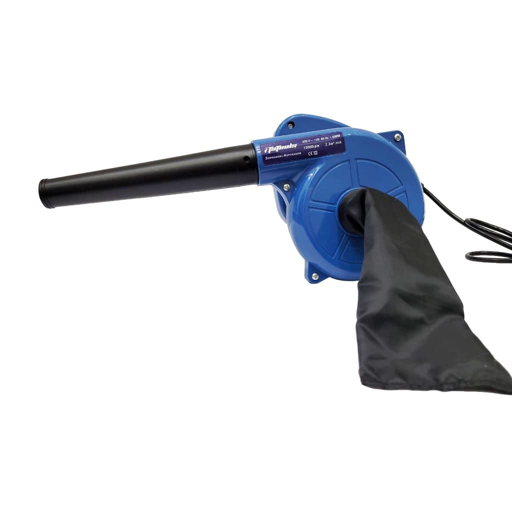 Soprador Elétrico E Aspirador 600w C/ Coletor De Pó 110v
