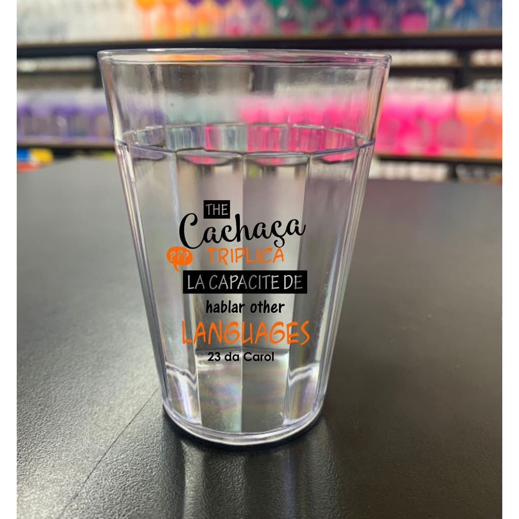 25 Copo Americano de Acrílico - Personalizado 180ml