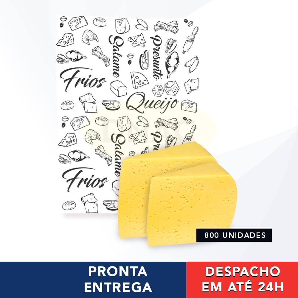 Kit 2 Papel Acoplado Para Frios 30x38cm Com 800 Unidades