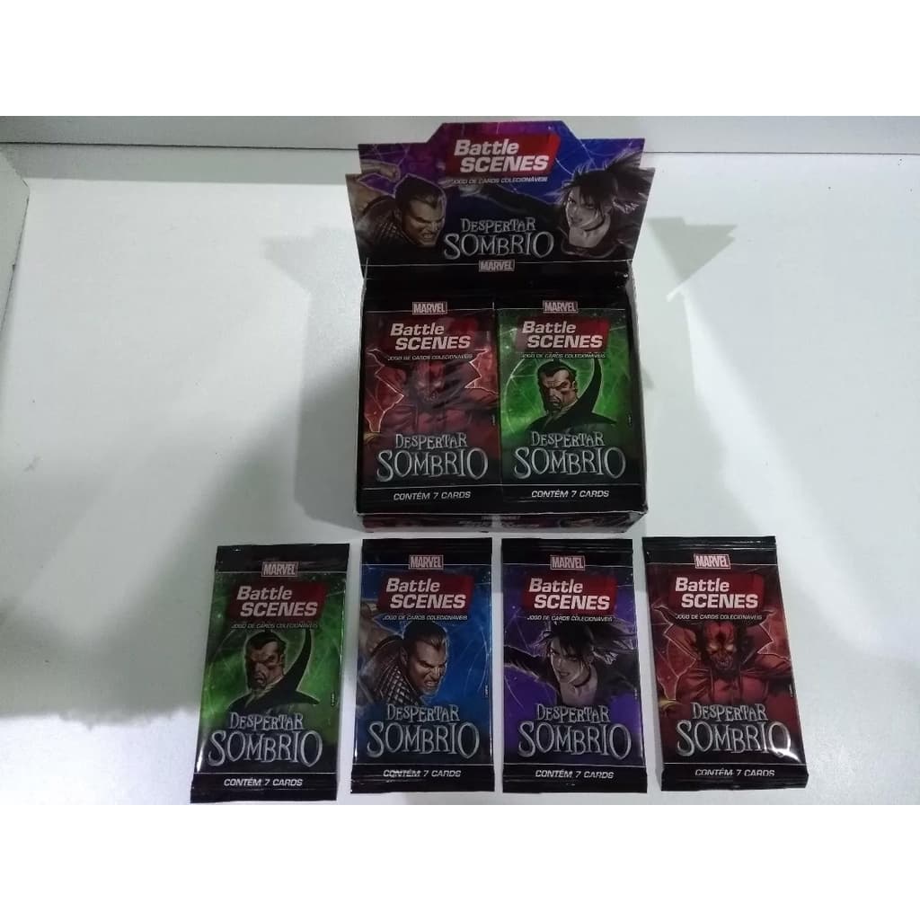 4 Boosters Card Battle Scenes Despertar Sombrio