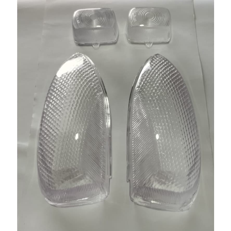 Kit Lente Piscas Dianteiro e Traseiro Pop100 2007 a 2015 Cristal