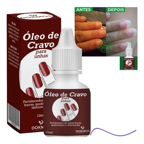 Oleo De Cravo E Melaleuca Para Unhas Fracas Quebradiças