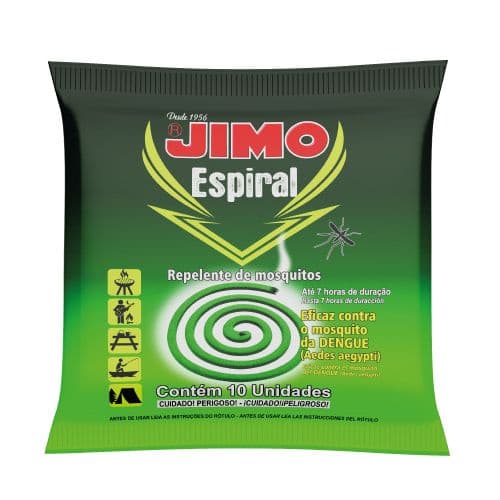 Jimo Espiral contra mosquito 10 unidades no pacote