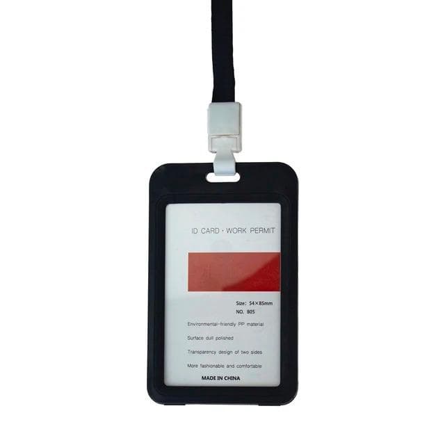 Porta Crácha Credencial Vertical