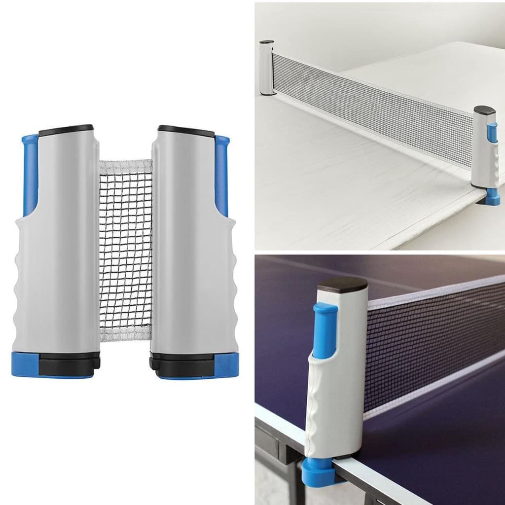 Rede Retratil P/Ping Pong Tenis De Mesa Expande Ate 1,65m