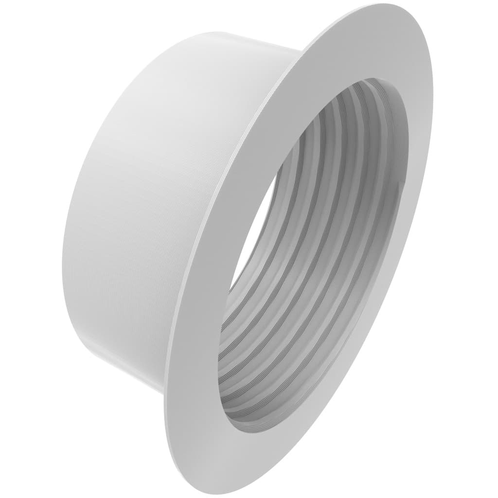 Conector Suporte Adaptador Duto Tubo 13/15cm Ar Condicionado Climatizador com Tampa
