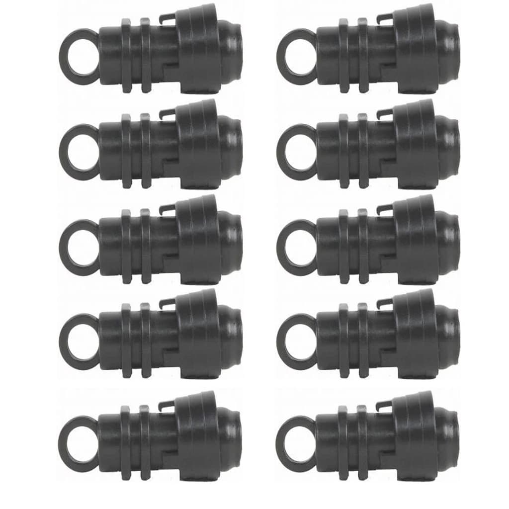 Kit 10 Fim de Linha 16MM Com Anel 6 Pontas Para Tubo Pelbd Irrigacao