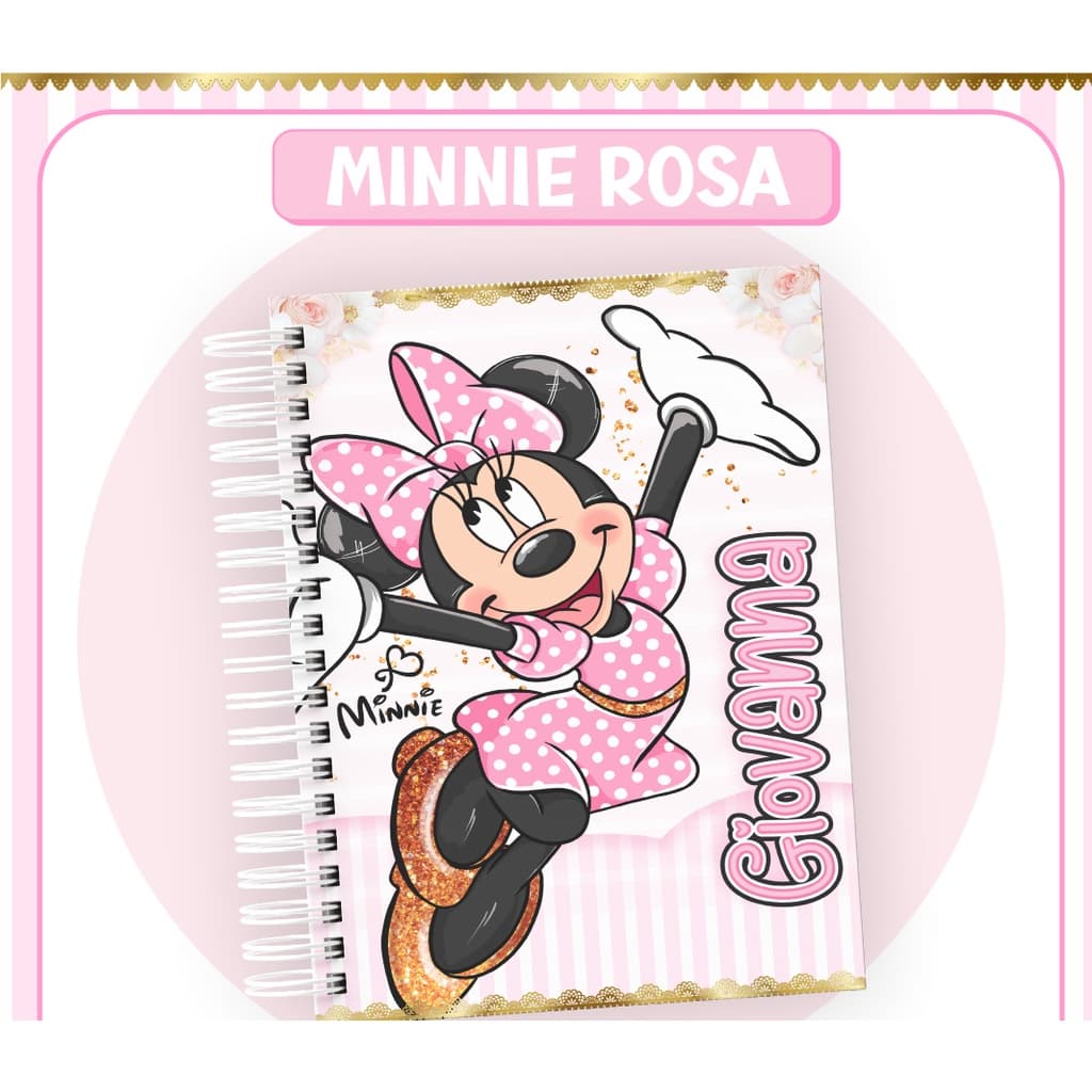 Caderno Personalizado - Diversos temas + chaveiro com nome