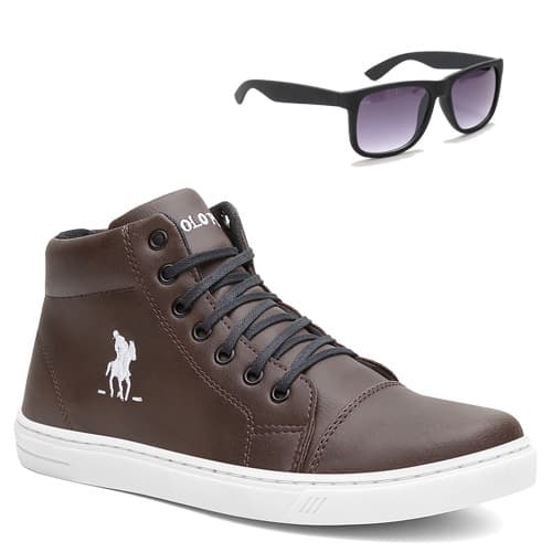 Kit Sapatenis Tenis Masculino + ÓCULOS Promoção Barato Homens