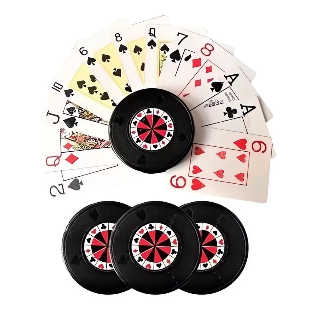4 Suportes Segurador Para Baralho E Cartas Magicard