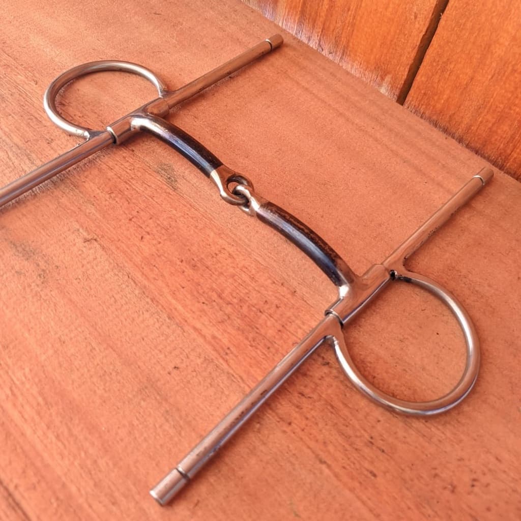 Bridão Caneta/Agulha Feito Em Aço Inox Bucal De Ferro Envio Imediato Promoção