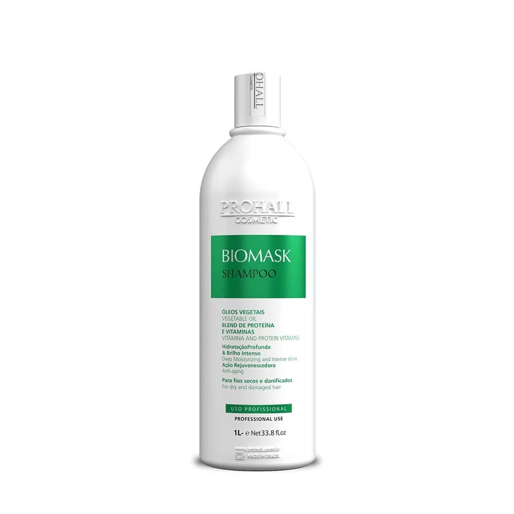 Shamoo Biomask Prohall Profissional/Home Care - Fios Secos e Danificados