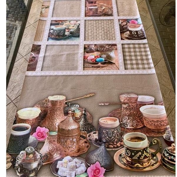 Caminho De Mesa Impermeável Térmica 3 em 1 Decoração Mesa Posta Higiênica Promoção