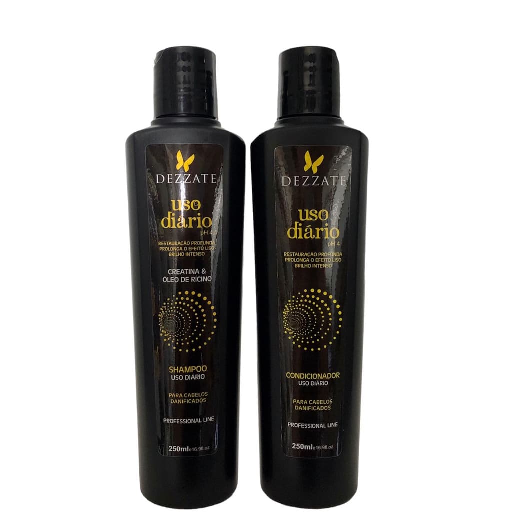 Kit Shampoo e Condicionador Uso  Diário Dezzate 250ml