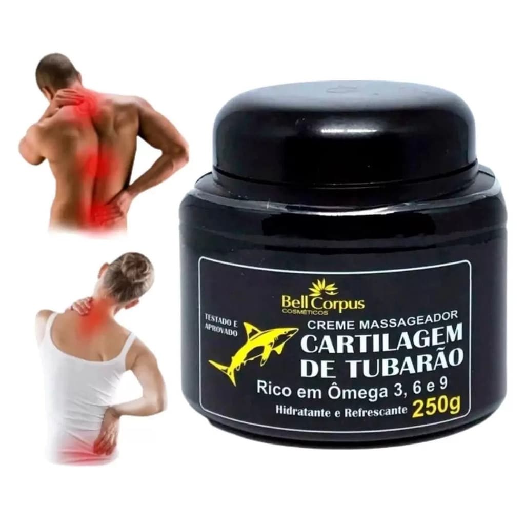 Cartilagem de Tubarão Pote 250g Bell Corpus Dores Musculares