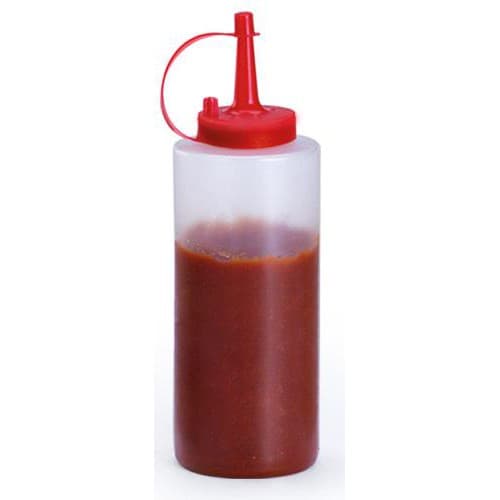 Bisnaga 350ml Ketchup Ideal para Armazenamento e Distribuição de Molhos na Cozinha ou Mesa
