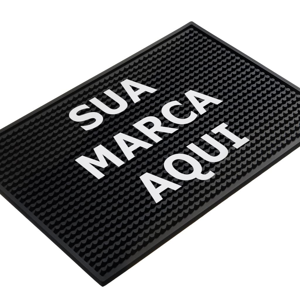 Bar Mat Personalizado Emborrachado 45x30 cm Tapete Bar Balcão Apoio De Copo e Garrafa Chopp Drinks