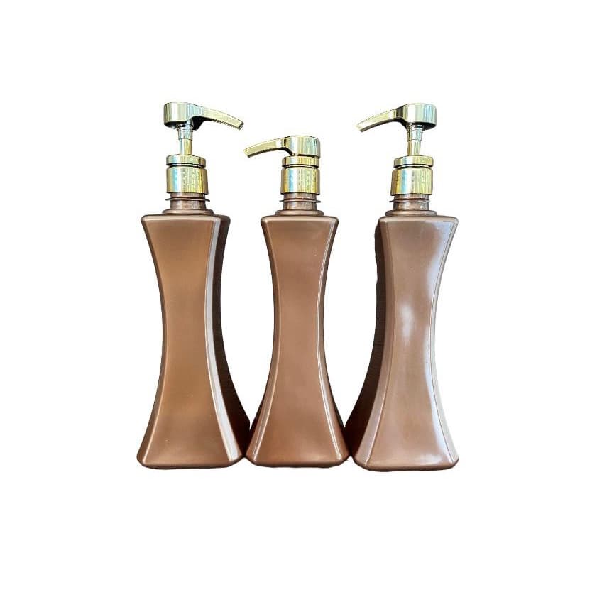 Frasco Pet Chocolate 500ml Válvula Pump Profissional Alta Vazão