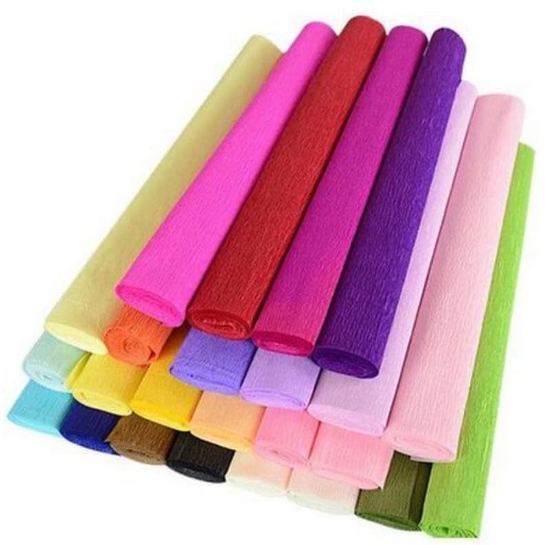 PAPEL CREPOM CORES 5 UNIDADES