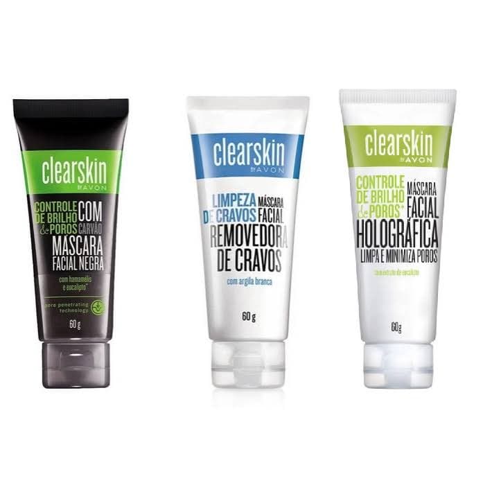 AVON CLEARSKIN Limpeza de Cravos, Controle de Brilho & Poros - 60 g