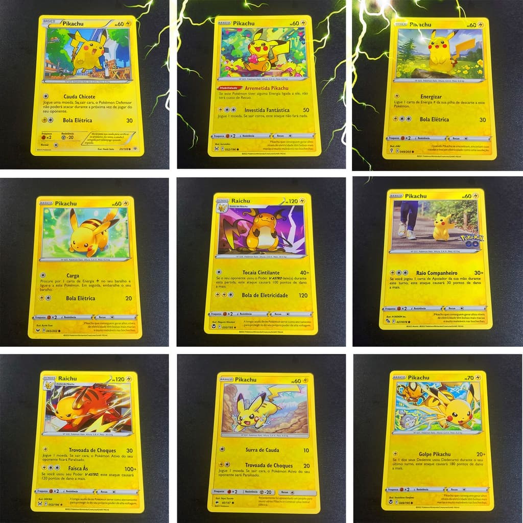 Cartas Do Pikachu Original Copag
