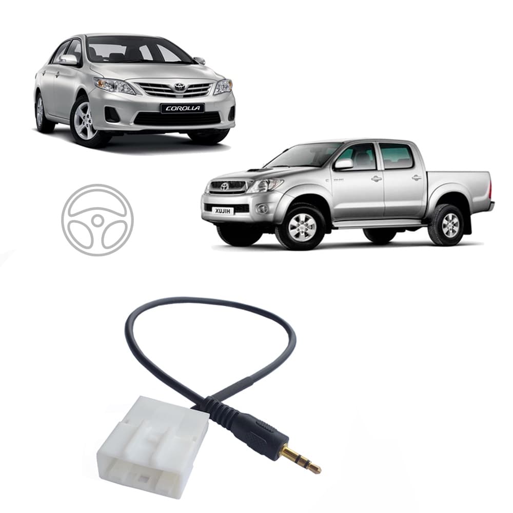 Cabo Comando Volante Hilux Sw4 Corolla 07 A 11 Pioneer Dvd