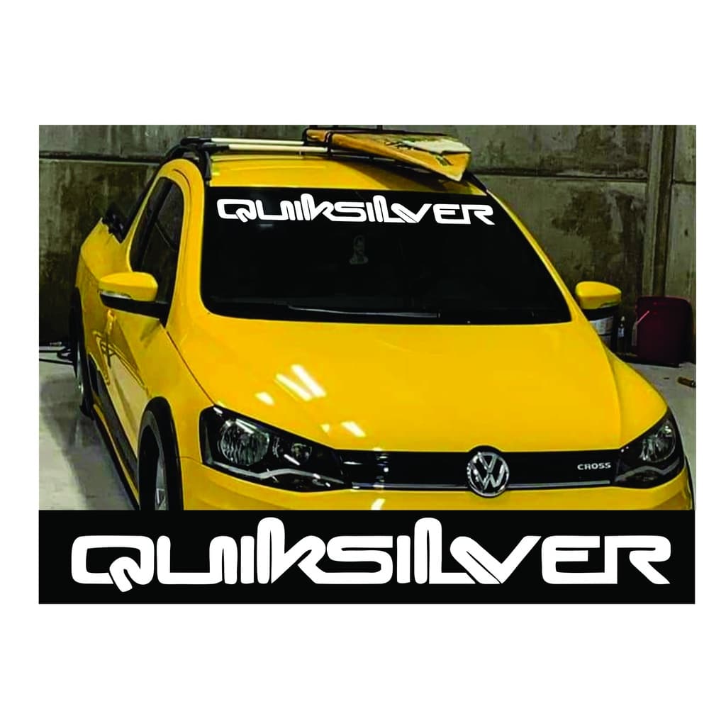 Adesivo De Para-brisa Quiksilver Carro Tuning Dub