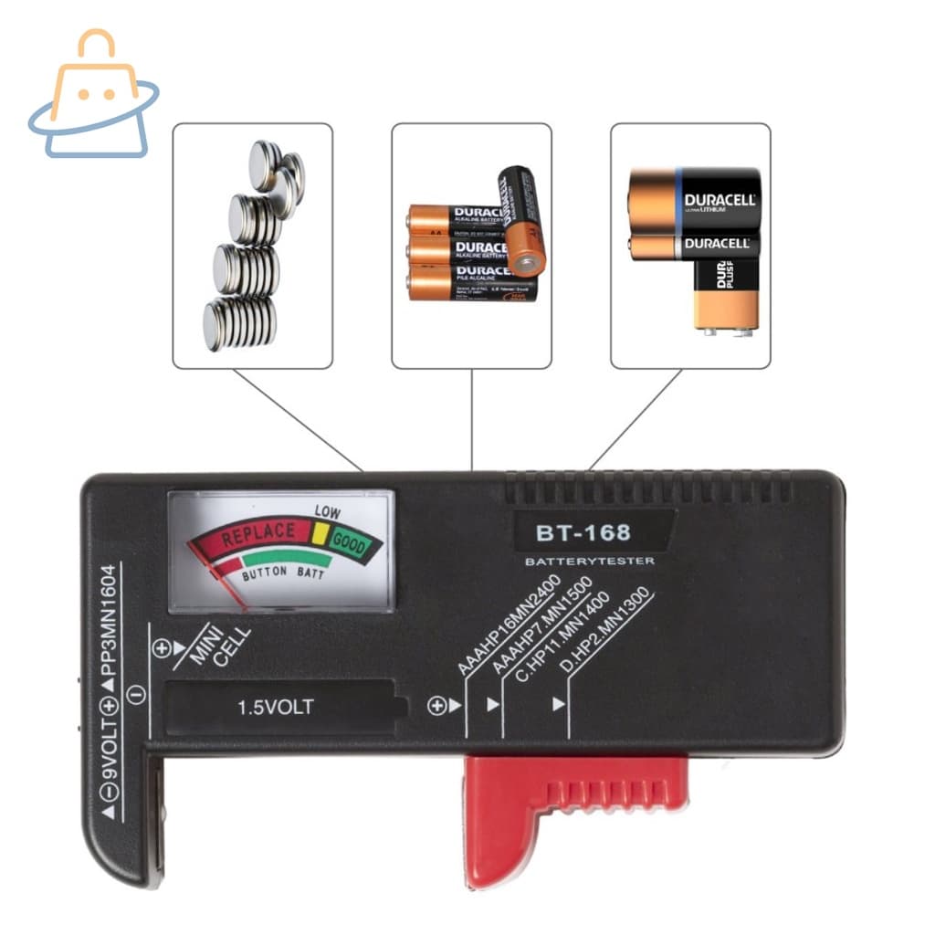 Testador de pilha e bateria fácil de usar melhor do mercado