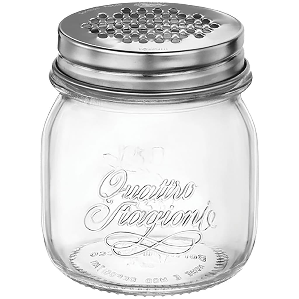 Queijeira Qstagioni Tampa Bormioli Rocco Vidro Inox 9x9x9cm 250ml Transparente