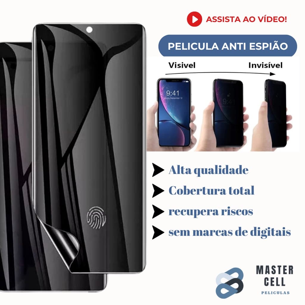 Película anti espionagem fosca galaxy A22 A23 A53 A33 A13