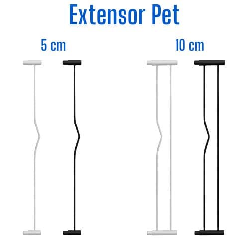 Extensor Prolongador para Portão Segurança Pet Cachorro, Cães, Gatos e Crianças Aço Inoxidável