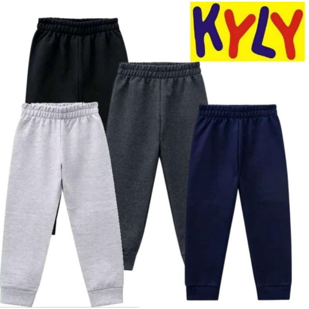 Calça Moletom Infantil Kyly Flanelada Kit 5 Peças