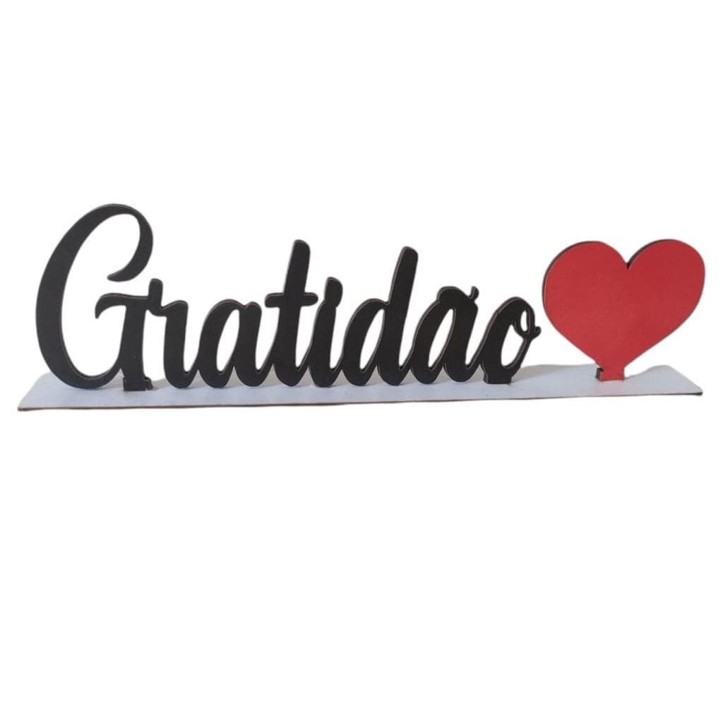 Palavras Para Enfeite de Mesa Gratidão Com Base Para Decoração