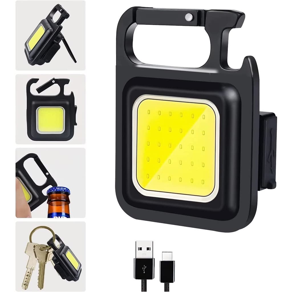 Lanterna Multifuncional Mini Glare Cob Chaveiro Pingente Led Abridor Garrafa