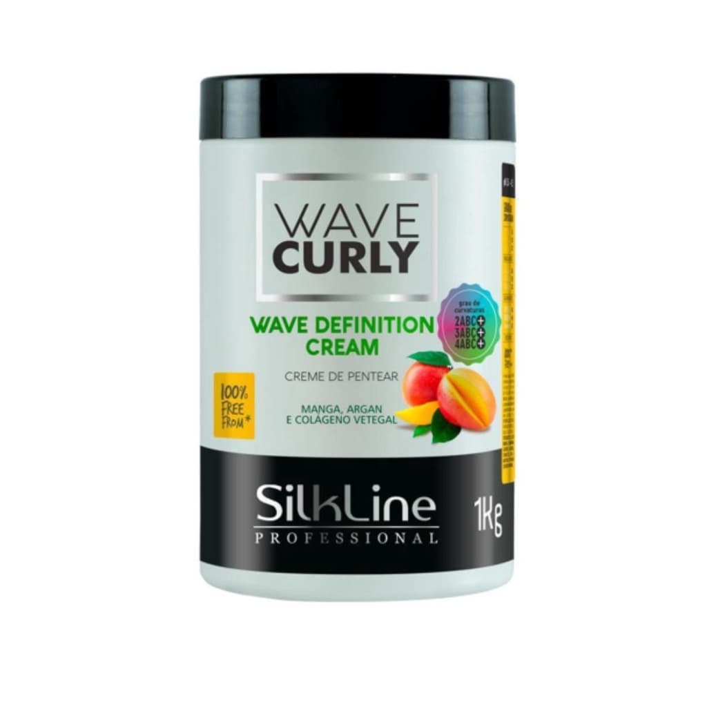 Creme De Pentear Wave Cream Manga Silkline 1Kg