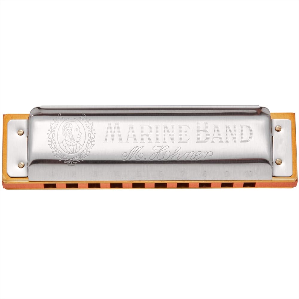Gaita De Boca Harmonica Diatonica Hohner Marine Band Em C