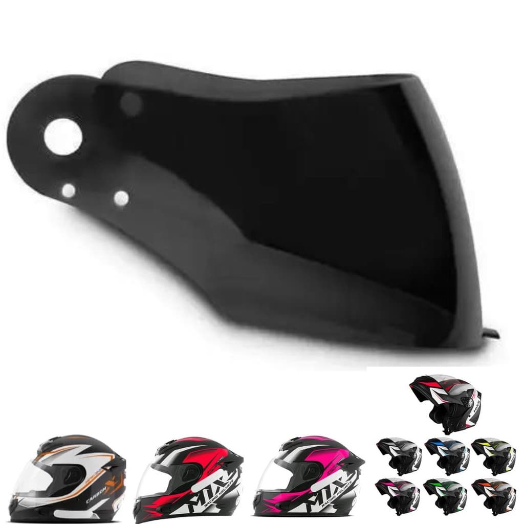 Viseira Capacete Mixs Mx Cobra/raptor/gladiator 2.2mm Fumê